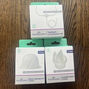 BabyBuddha Accessory Lot: Tubing & T-Connector Kit, Silicon Diaphragms, Valves